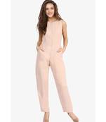 Beige Steal The Show Jumpsuit