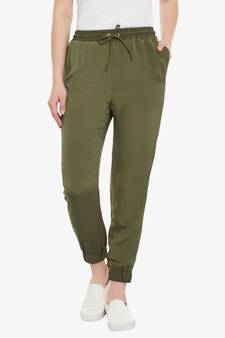 Green Road To Ruin Jogger Pants