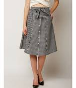 Multicolor Because I Can Checkered Panel Skirt