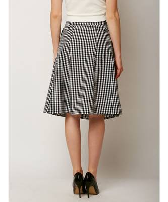 Multicolor Because I Can Checkered Panel Skirt 4