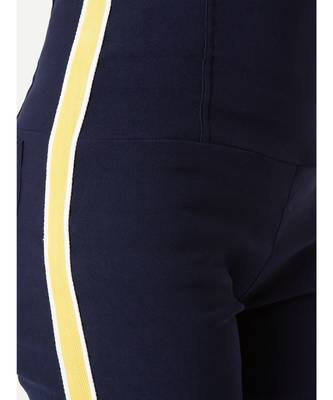 blue Progress Over Perfection High Waist Twill Jeggings 5