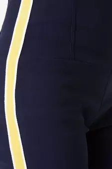 blue Progress Over Perfection High Waist Twill Jeggings