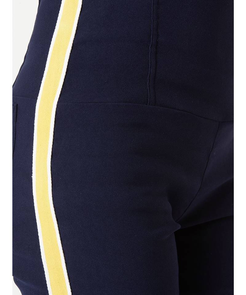 blue Progress Over Perfection High Waist Twill Jeggings