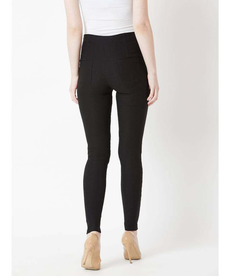 Black Angels Show High Waist Jeggings