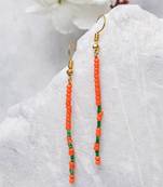 Multicolor diamond earrings