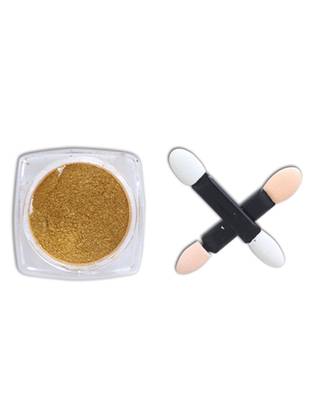 DesiButik Nail Art Chrome Powder Golden 3