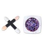 DesiButik Nail Art Aluminium Flakes powder Purple