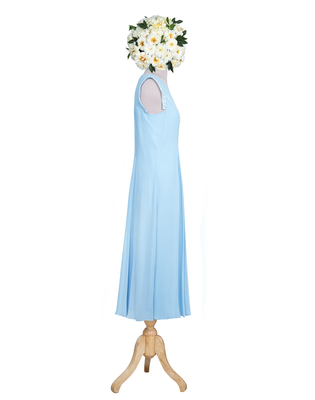 blue embroidered Georgette kurtis 2