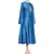 blue embroidered Chanderi kurtis