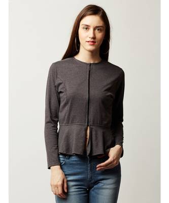 Quick Pick Panelled Peplum Jacket 1