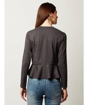 Quick Pick Panelled Peplum Jacket 4