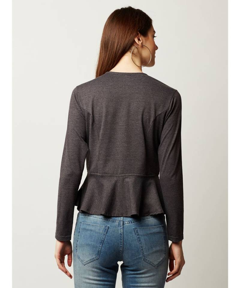 Quick Pick Panelled Peplum Jacket