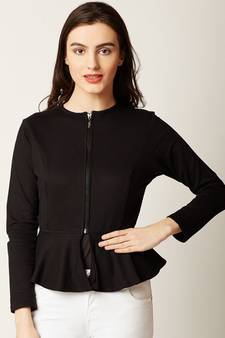 Quick Pick Panelled Peplum Jacket