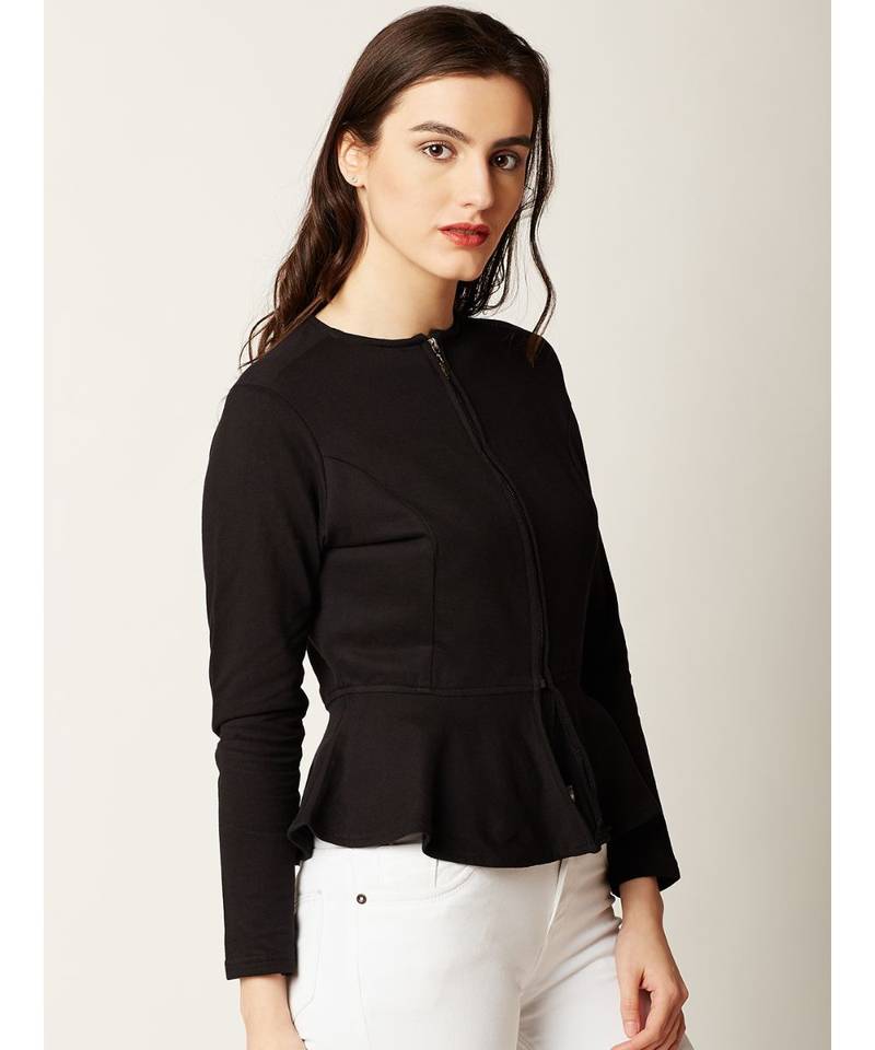 Quick Pick Panelled Peplum Jacket