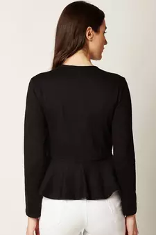 Quick Pick Panelled Peplum Jacket