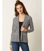 Warm To Hot Striped Blazer