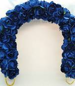 Blue hair-accessories