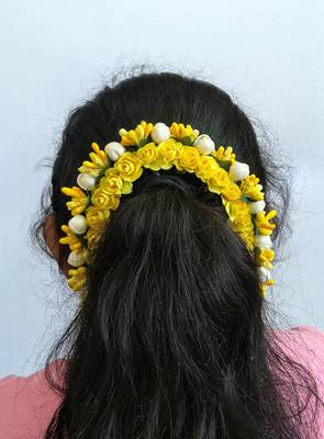 Yellow hair-accessories 2
