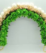 Green hair-accessories