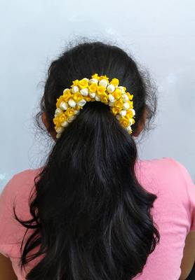Yellow hair-accessories 3