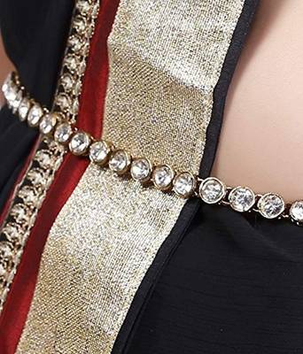 Exclusive Diamond Studed Chained Waist Belt Kamarband Belly Hips Chain 	 2