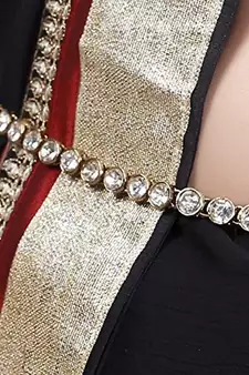 Exclusive Diamond Studed Chained Waist Belt Kamarband Belly Hips Chain 	