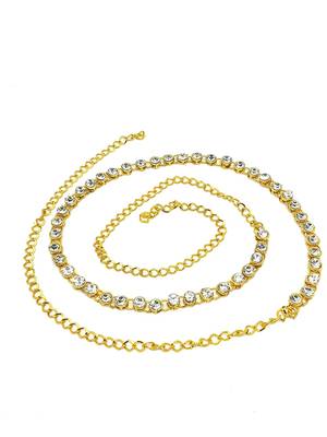  Exclusive diamond studed chained waist belt kamarband belly hips chain 1