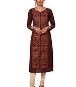 Multicolor printed cotton kurtas-and-kurtis