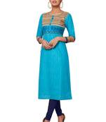 Multicolor printed cotton kurtas-and-kurtis