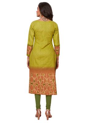 Multicolor printed cotton kurtas-and-kurtis 2