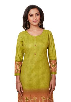 Multicolor printed cotton kurtas-and-kurtis 4