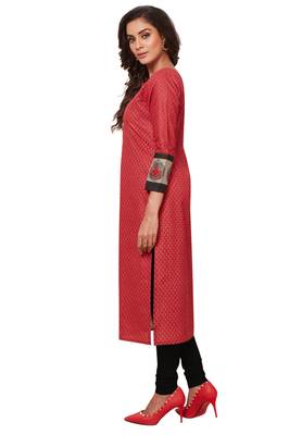Multicolor printed cotton kurtas-and-kurtis 3