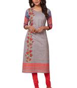 Multicolor printed cotton kurtas-and-kurtis