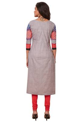 Multicolor printed cotton kurtas-and-kurtis 2