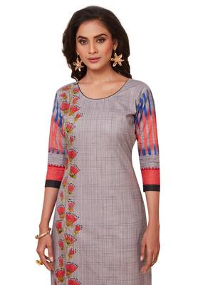 Multicolor printed cotton kurtas-and-kurtis 4