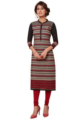 Multicolor printed cotton kurtas-and-kurtis 1
