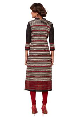 Multicolor printed cotton kurtas-and-kurtis 2