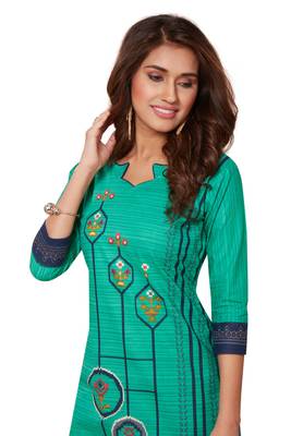 Multicolor printed cotton kurtas-and-kurtis 4