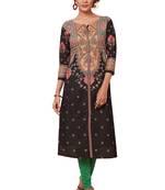 Multicolor printed cotton kurtas-and-kurtis
