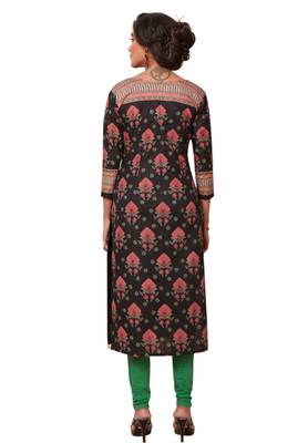 Multicolor printed cotton kurtas-and-kurtis 2