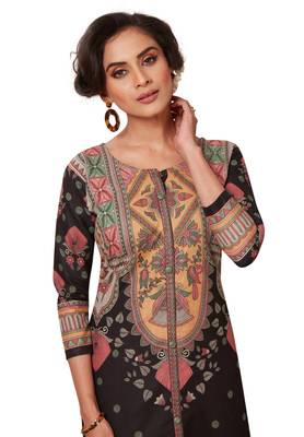 Multicolor printed cotton kurtas-and-kurtis 4