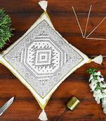 Cotton White Color Cushion Cover