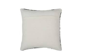 Black Soft Jute Woven Cushion Cover 3