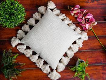 White Cotton Cushion Cover 1