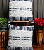 White Soft Jute Woven Cushion Cover