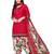 Red printed crepe salwar