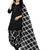 Black printed crepe salwar