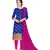 Blue zari woven banarasi salwar