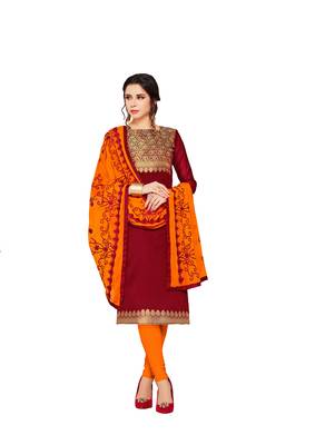 Maroon zari woven banarasi salwar 1