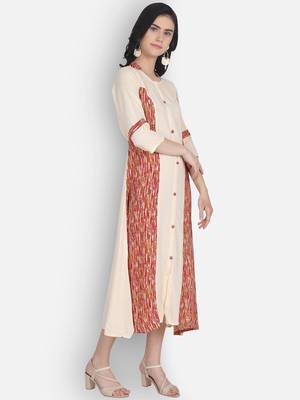 Cotton rayon printed kurti with plazzo 2